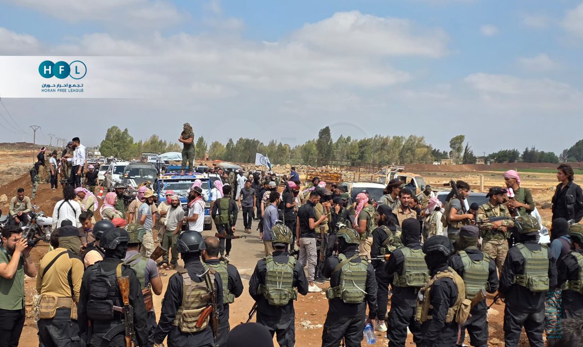 South Syria: tribal fighters who came from other regions are also progressively withdrawing from Suwayda province, in conjunction with the deployment of the Security forces in the area (mostly in the Western countryside). nThe Security forces also arrived in Walgha (NW. outskirts of the city)