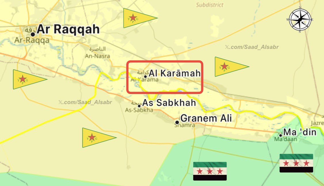 Raqqa: The SDF militia carried out a raid campaign in the town of Al-Karama in the eastern Raqqa countryside, arresting Aziz Al-Jadaan Al-Sujai and Basil Muhammad Al-Hassan Al-Katea. They also raided the home of Hussein Al-Mustafa Al-Hamada, destroying its contents and vandalizing it after the wanted man managed to escape.