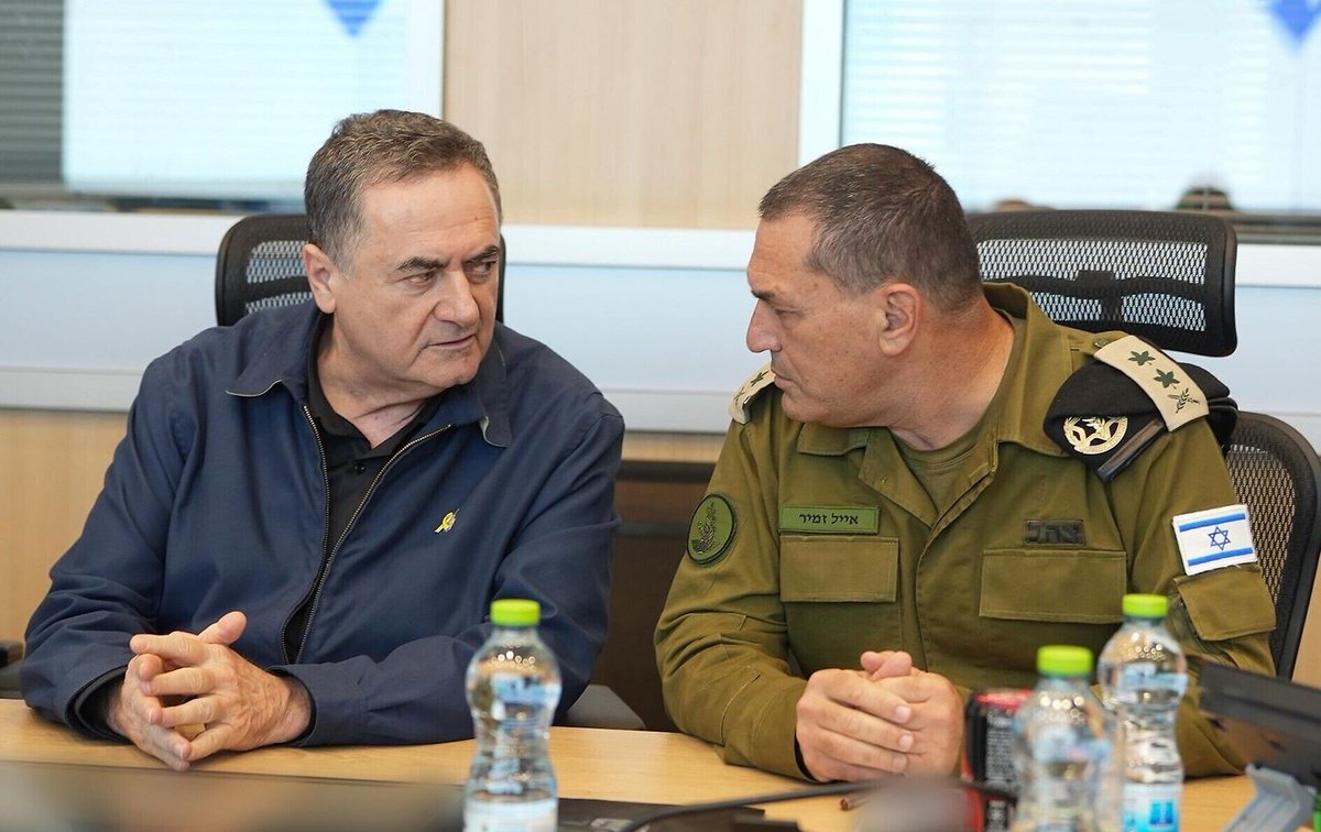 Israeli Defense Minister Yisrael Katz says Israeli forces are operating day and night and wherever the country's security requires, following Syrian media reports of an Israeli airdrop at a military site near Damascus after it was targeted by airstrikes.