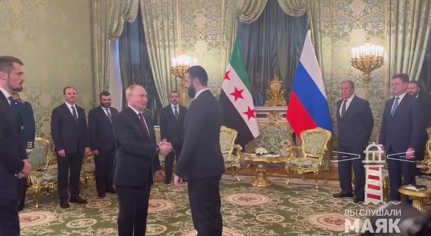 Putin met with Al Sharaa in Kremlin