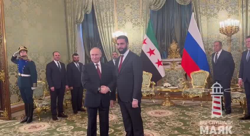 Putin met with Al Sharaa in Kremlin