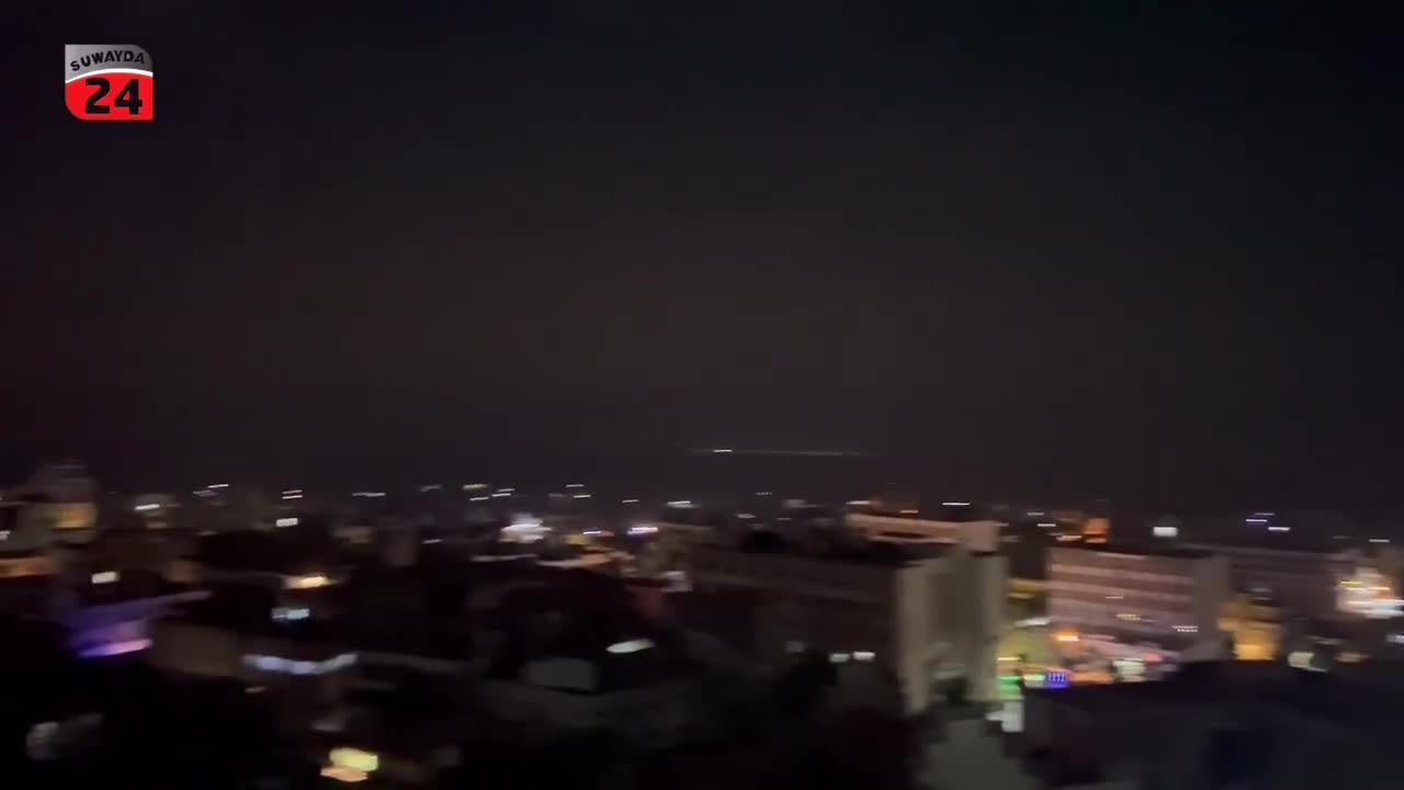 .@suwayda24 A cautious calm prevails in Suwayda, occasionally interrupted by sporadic bursts of gunfire, following the de-escalation of clashes that took place in the western fronts on Thursday evening