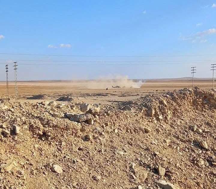 US helicopters land to evacuate US soldiers injured in Palmyra attack