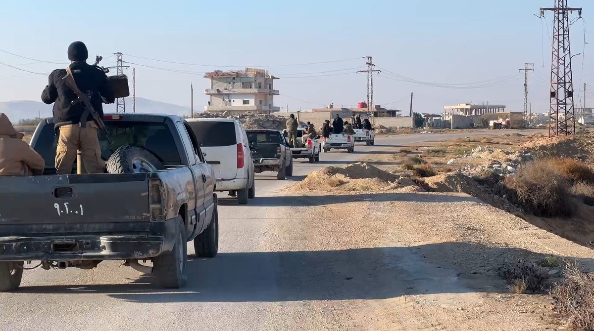 Syria's Ministry of Interior reports on its raids against ISIS today in the aftermath of yesterday's attack, in coordination with the Global Coalition, which led to the arrest of 5 individuals. Our units carried out a qualitative and decisive security operation in the city of Palmyra, following the cowardly terrorist attack carried out yesterday by an ISIS operative, which targeted a meeting of the Internal Security Forces Command in the Syrian desert, with the participation of a delegation from the International Coalition, and resulted in deaths and injuries.