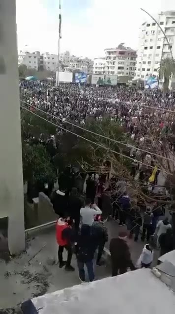 Members of the Syria's Alawite community hold a large demonstration in Latakia today, asking for a federation