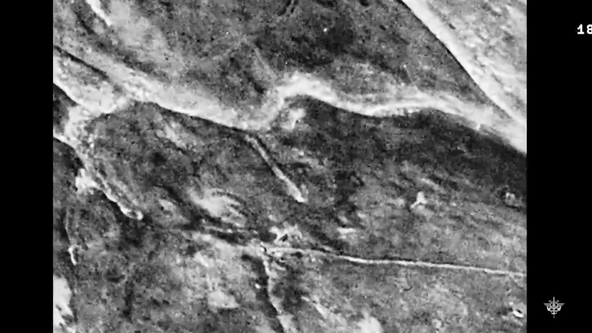 Syria: video of the joint strike carried out last night by UK and France on an underground cache reportedly used by ISIS to store weapons & explosives. Site bombed is located in Mounts N. of Palmyra