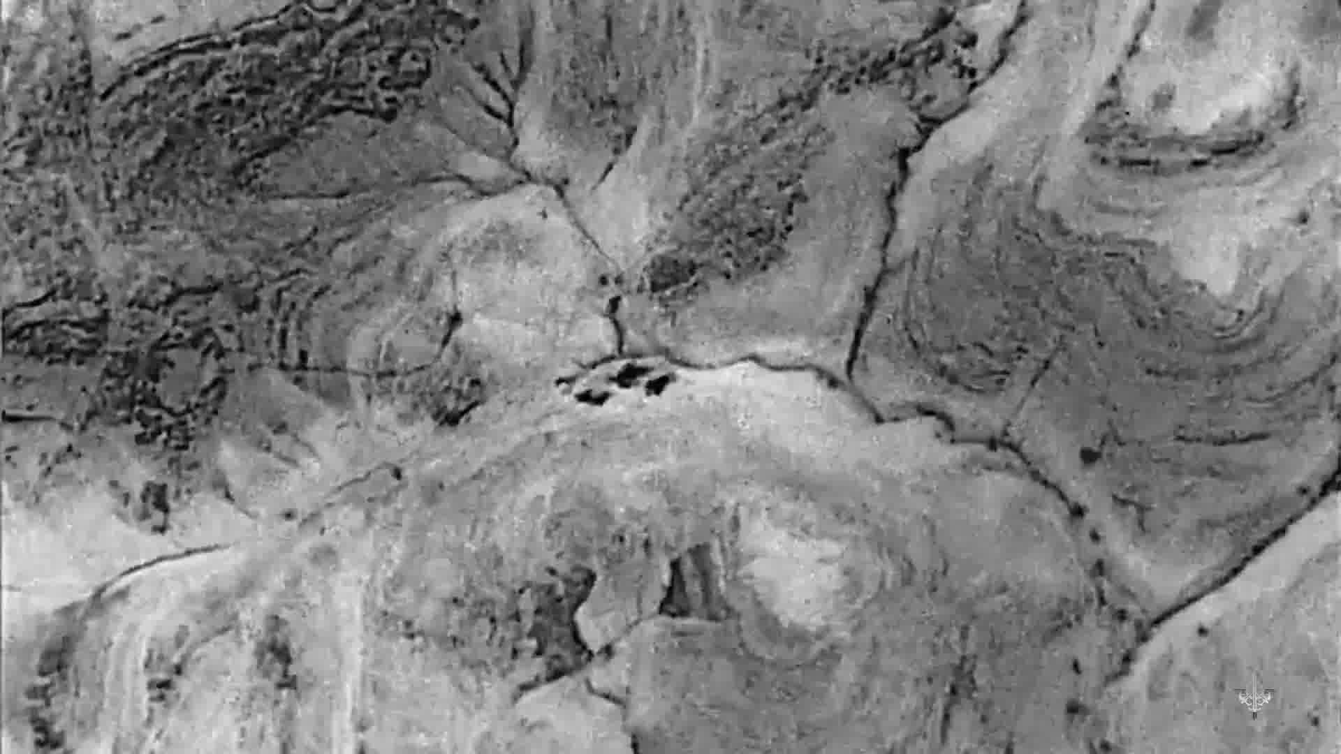 Syria: video of the joint strike carried out last night by UK and France on an underground cache reportedly used by ISIS to store weapons & explosives. Site bombed is located in Mounts N. of Palmyra