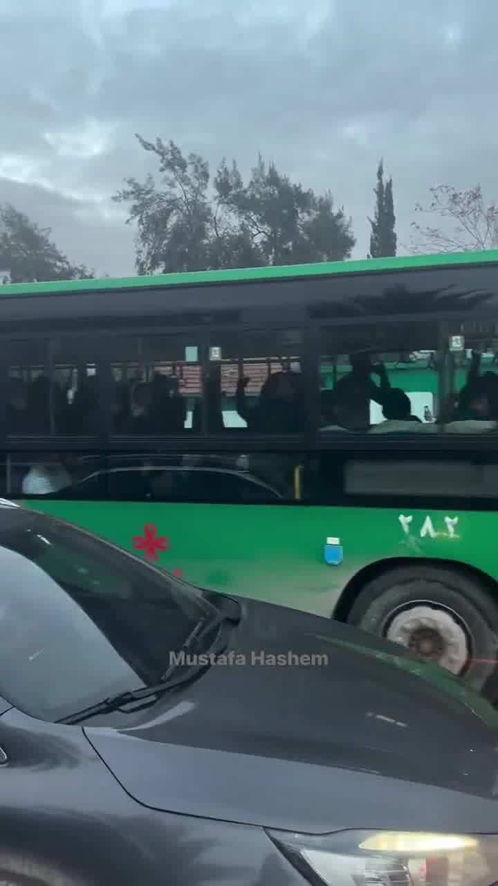 The SDF fighters were evacuated from the Sheikh Maqsoud neighborhood of Aleppo towards northeastern Syria