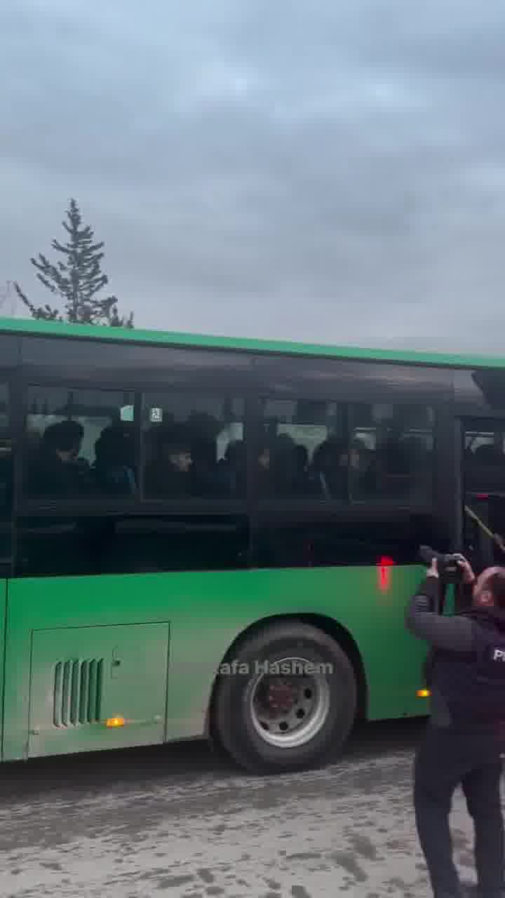 The SDF fighters were evacuated from the Sheikh Maqsoud neighborhood of Aleppo towards northeastern Syria