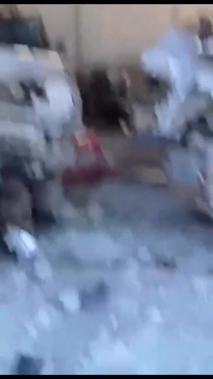 A video showing the damage to military equipment targeted by the Syrian army at the headquarters of the Al-Bu'asi regiment, affiliated with the SDF militia, west of Raqqa.