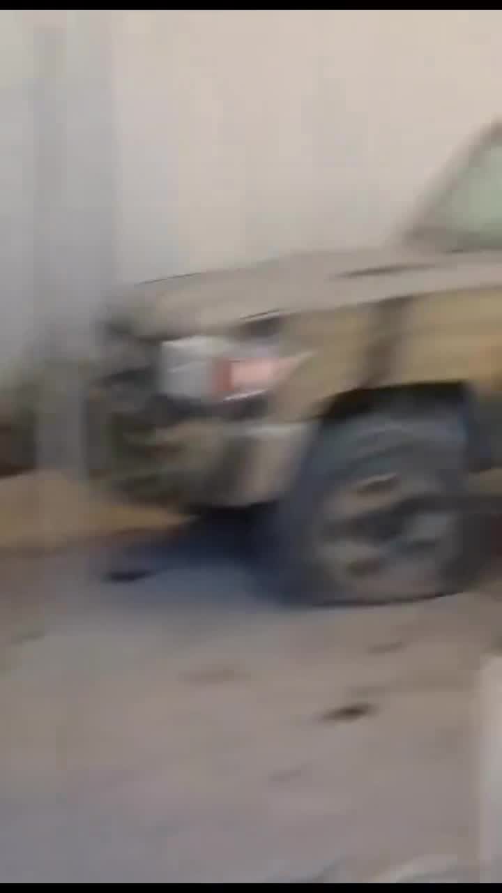 A video showing the damage to military equipment targeted by the Syrian army at the headquarters of the Al-Bu'asi regiment, affiliated with the SDF militia, west of Raqqa.
