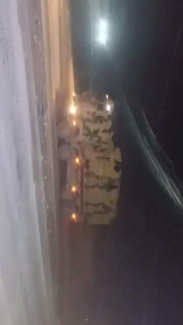 Turkish military reinforcements entered the city of Manbij a short while ago and headed towards the Tishrin Dam.