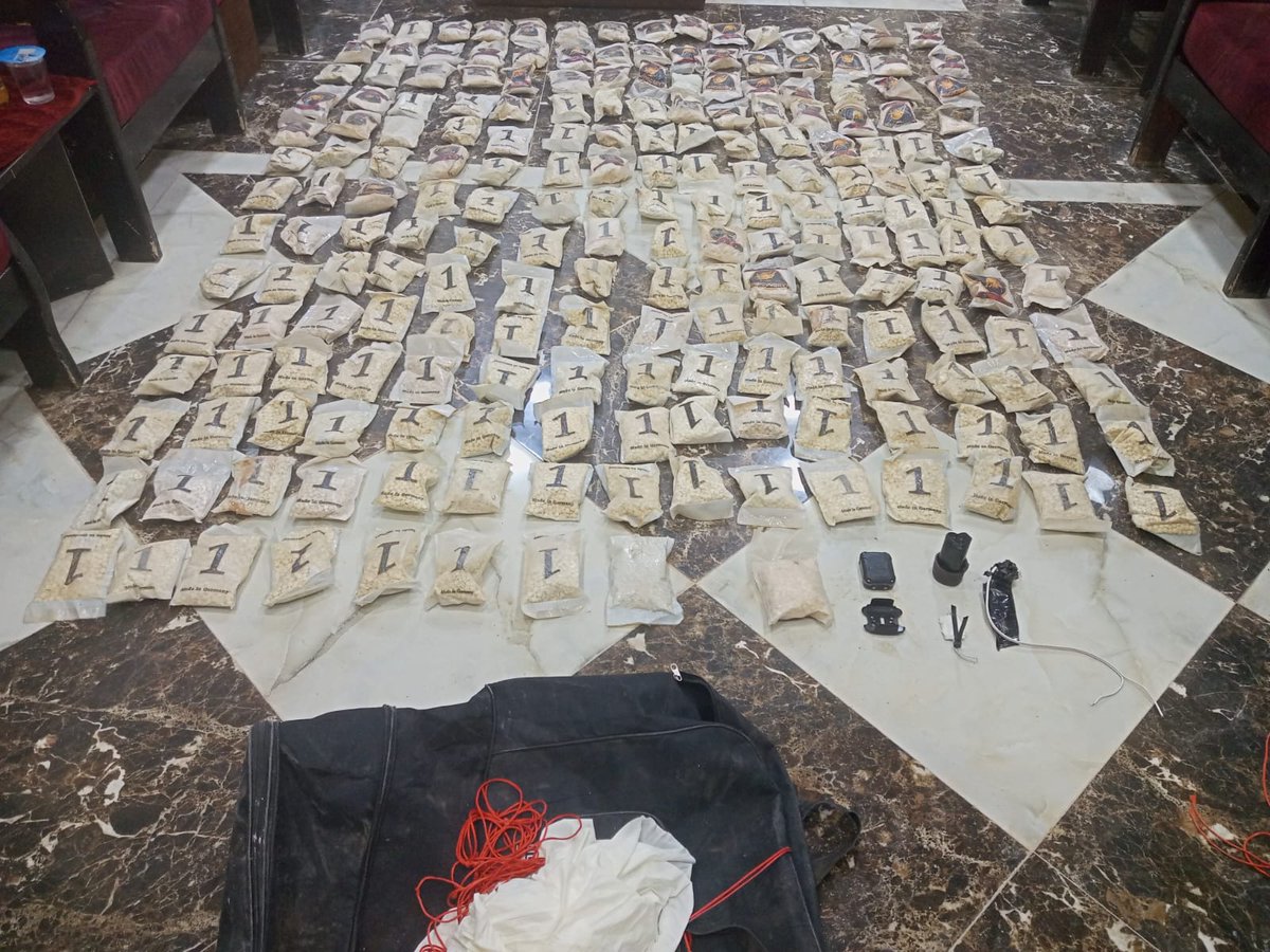 Jordanian Border Guards thwarted last night 2 attempts to smuggle Captagon from South Syria using balloons. Around 250,000 pills were seized