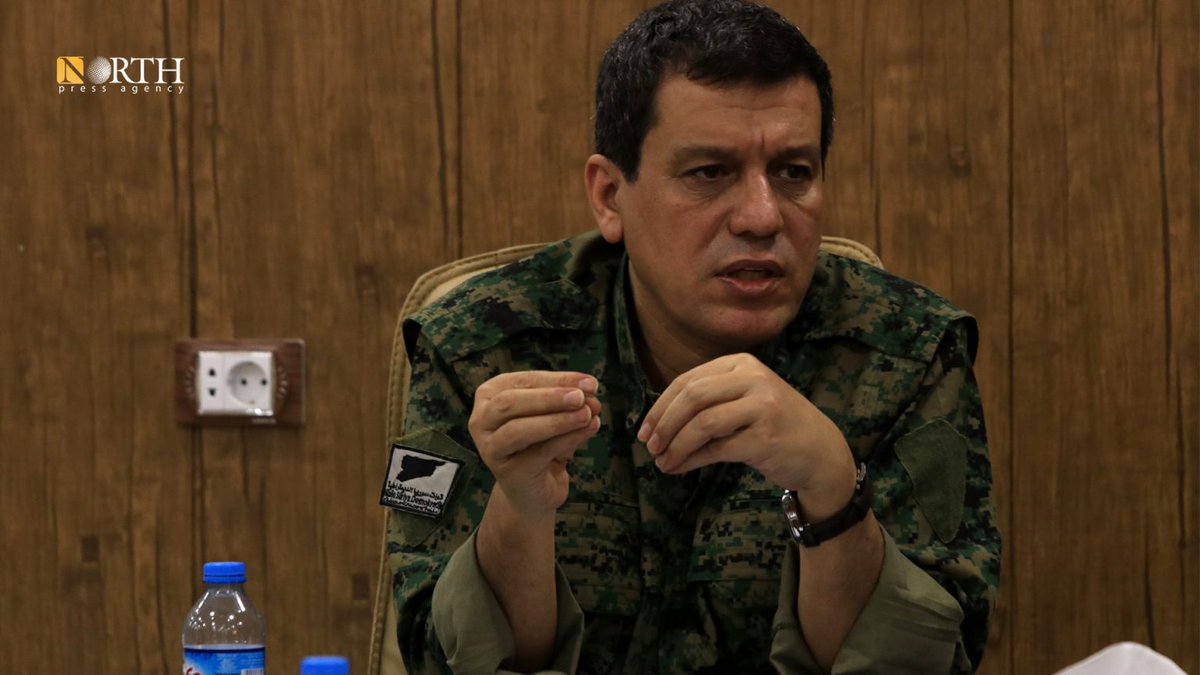 Mazlum Abdi: “We have decided to withdraw our forces tomorrow morning at 7:00 AM from the current contact zones east of Aleppo towards redeployment in areas east of the Euphrates.”