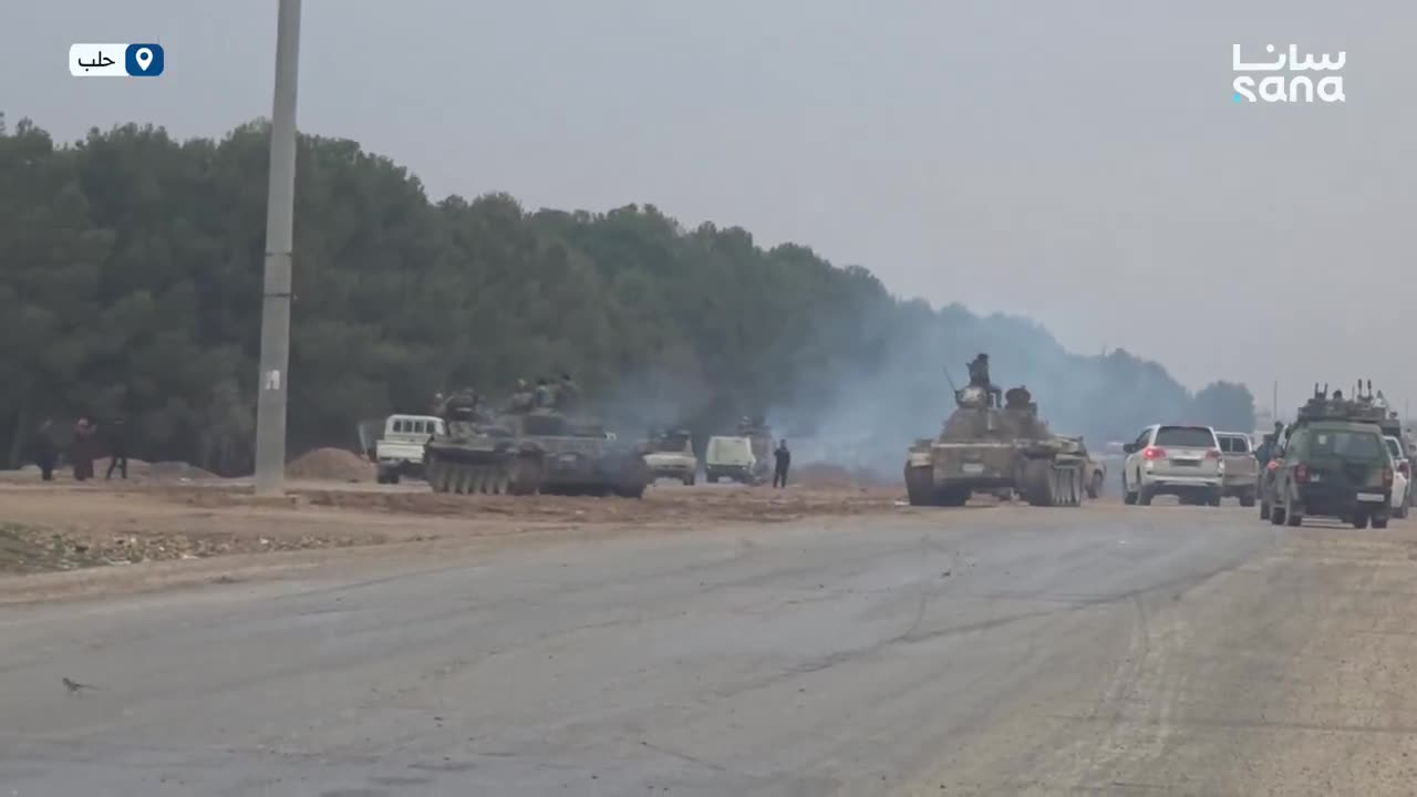 The Media and Communications Department of the Ministry of Defense: Syrian Arab Army forces have just entered the village of Jafirah, east of Aleppo