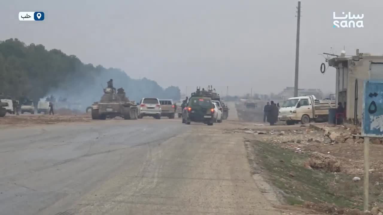 The Media and Communications Department of the Ministry of Defense: Syrian Arab Army forces have just entered the village of Jafirah, east of Aleppo