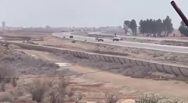 SDF elements targeted two Syrian Army vehicles in the Raqqa region with kamikaze drones.