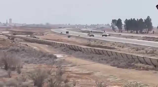 SDF elements targeted two Syrian Army vehicles in the Raqqa region with kamikaze drones.