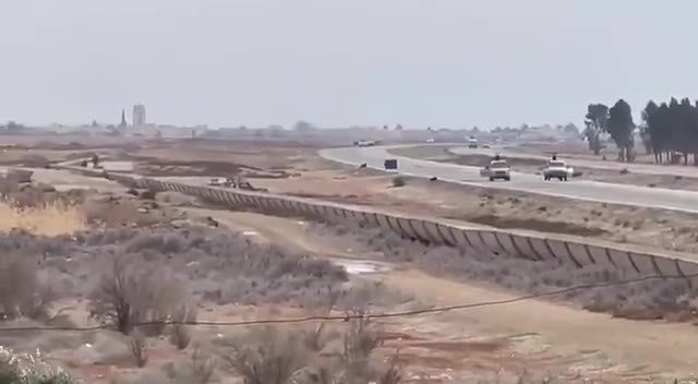 SDF elements targeted two Syrian Army vehicles in the Raqqa region with kamikaze drones.