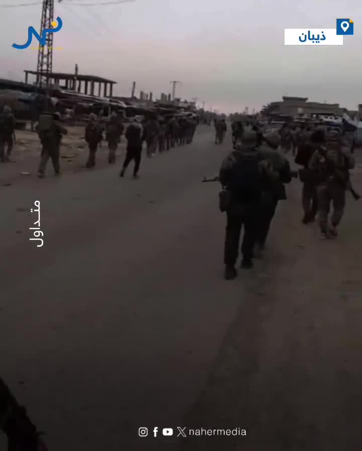 The Syrian army entered towns in the eastern Deir ez-Zor countryside after expelling the SDF forces