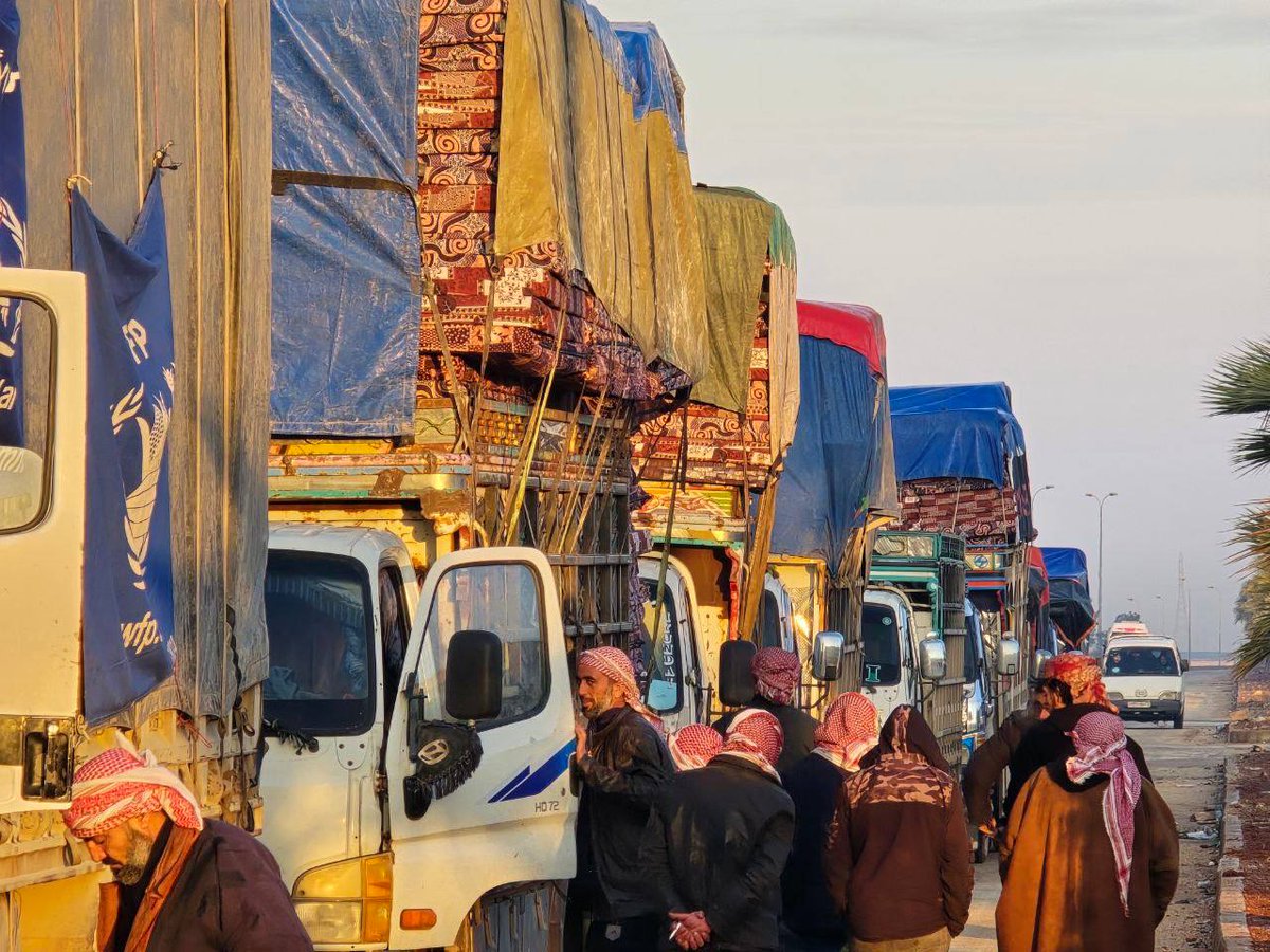 Today, the Aleppo Committee, along with UN, dispatched 24 trucks carrying medical & other supplies to the region of Kobane/Ain Arab (Eastern Aleppo)