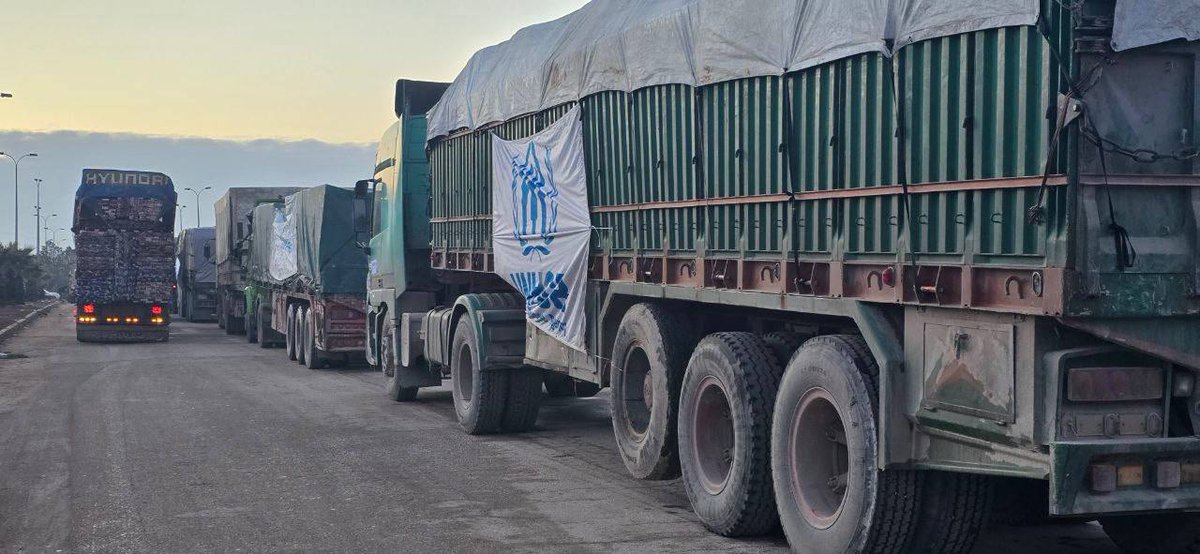 Today, the Aleppo Committee, along with UN, dispatched 24 trucks carrying medical & other supplies to the region of Kobane/Ain Arab (Eastern Aleppo)