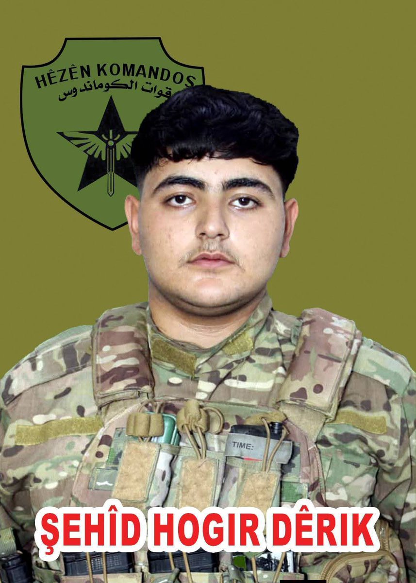 16 YPG fighters, recently killed in clashes against Government & tribal forces in Raqqa province, were buried today in Kobane/Ain Arab