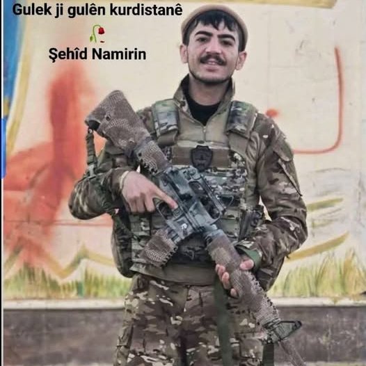 16 YPG fighters, recently killed in clashes against Government & tribal forces in Raqqa province, were buried today in Kobane/Ain Arab