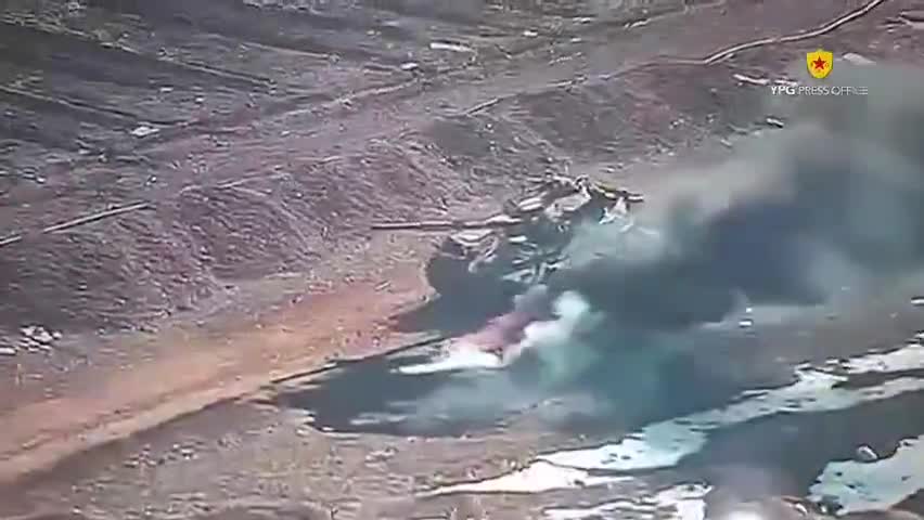 YPG and YPJ fighters reportedly destroyed several tanks and armored vehicles belonging to govt-linked forces on the Çelebiyê line in southeastern Kobane countryside