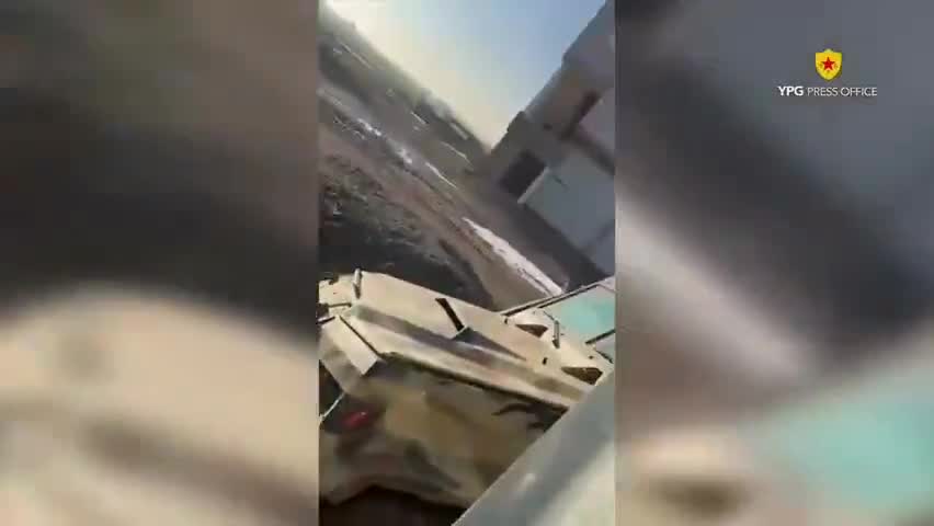 YPG and YPJ fighters reportedly destroyed several tanks and armored vehicles belonging to govt-linked forces on the Çelebiyê line in southeastern Kobane countryside