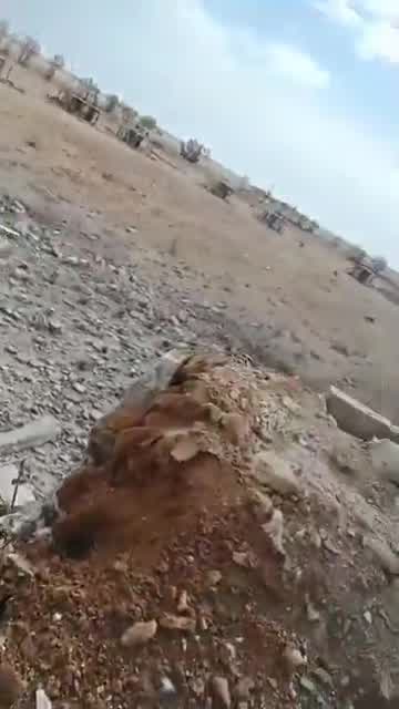 Syria: last night, the US-led Coalition bombed the former Zenobia Resort, turned into a military position under Assad, ~18 km South of Palmyra (East Homs)