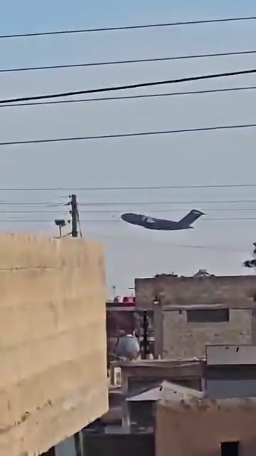 Syria: Today, a heavy airlift aircraft (C-17) was filmed departing the US base in Shadadi (southern Hasakah), amid unofficial reports that the US has begun withdrawing from the site.