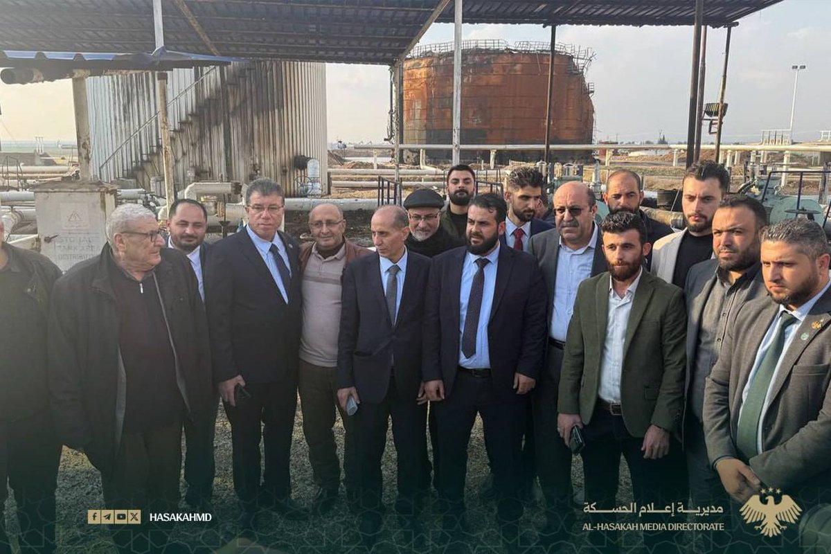 Syria: a key step in the agreement between Damascus and SDF was reached today.The Petroleum Company announced that oil extraction has begun from the 2 main fields that remained under SDF control in Hasakah province: Rumeilan and Suwaydiyah.This means all of the country's oil reserves are now managed by the State-owned company.An agreement was also reached with a US company to boost the production from these 2 major oil fields