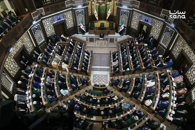 The UN welcomes the first session of Syria's new People's Assembly, calling it a key milestone in the country's political transition